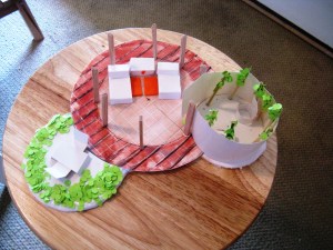 The first floor of the bungalow.